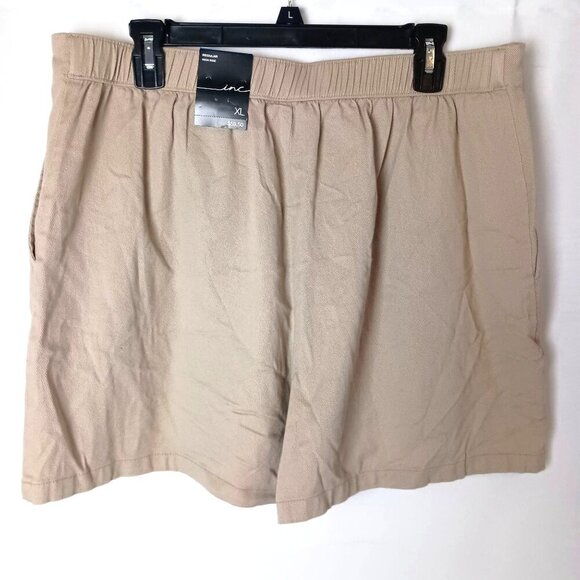 INC High Rise Button Fly Shorts Toasted Twine NWT Relaxed Fit Size XL - Picture 3 of 6